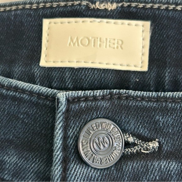 Mother The Mid Rise Dazzler Ankle jeans Chip On My Shoulder 25 - Picture 13 of 16